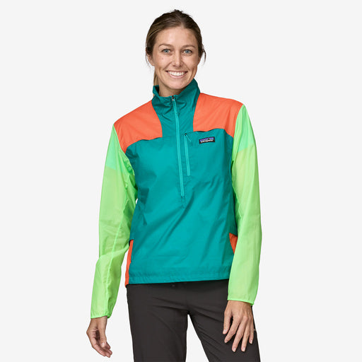 Patagonia - Women’s Houdini Stash 1/2-Zip Pullover - subtidal blue - veste running femmes