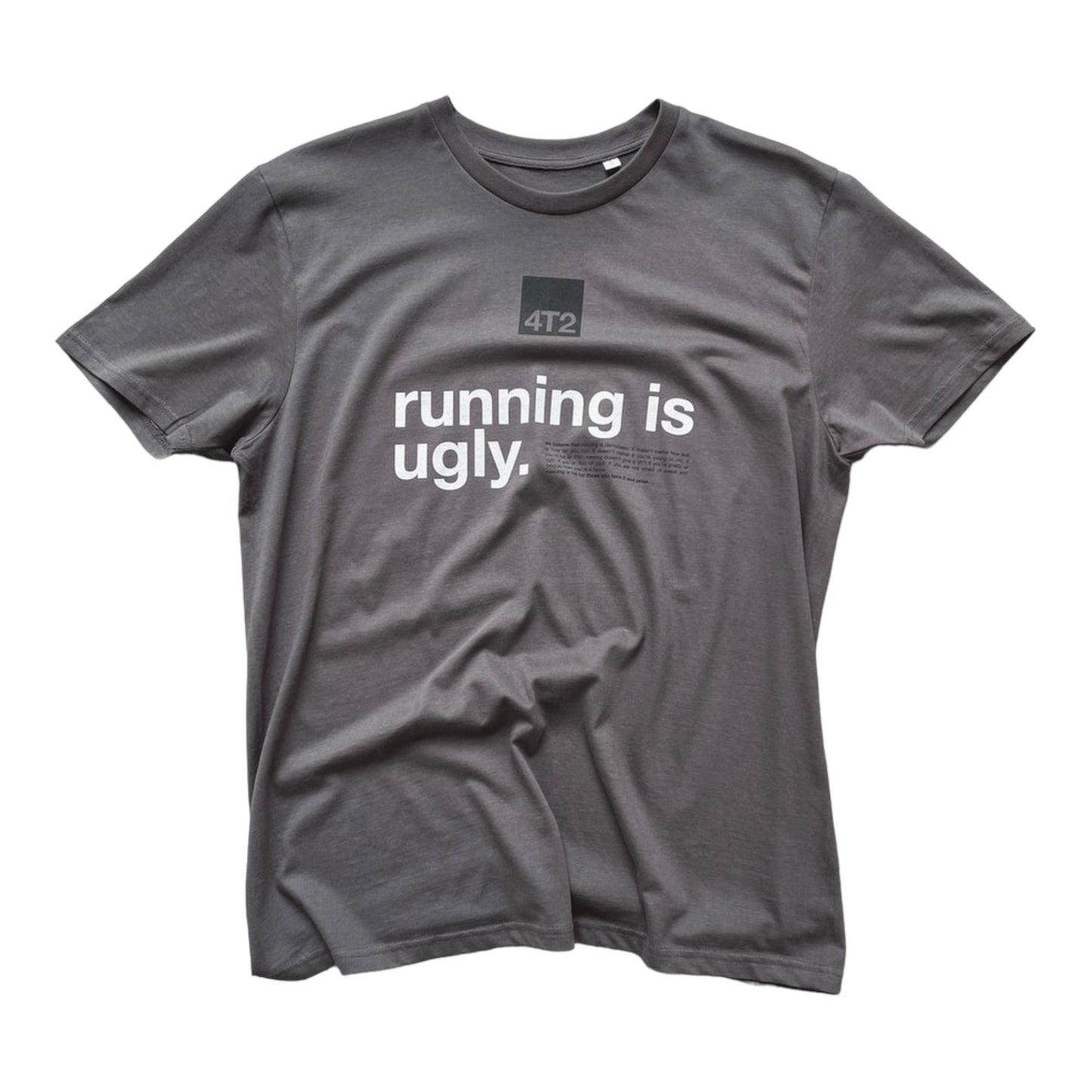 4T2 - Running is ugly Tee - anthracite - Teeshirt hommes