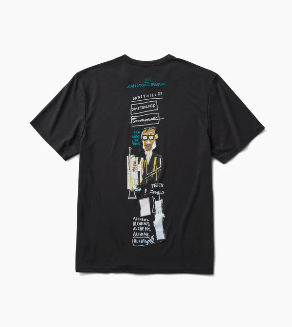 Roark Run Amok - Mathis Basquiat Running Tee - Basquiat / Black - teeshirt running hommes