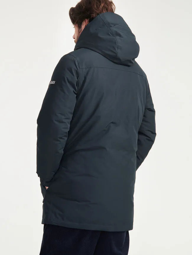 Aigle - Mid-Length Hooded Dupont Sorona® Quilted MTD® Parka - black - Men’s jacket