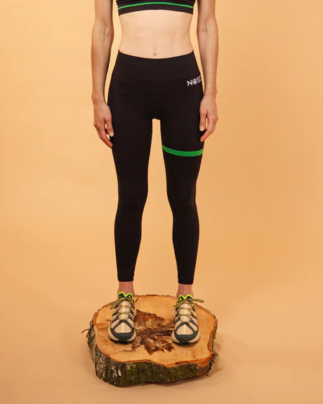 Nosc - Active Hybrid Legging - black - Womens running legging