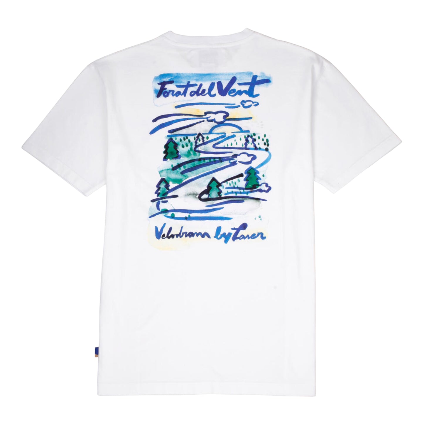 Laser X Velodrom - Forat Del Vent Tee - white - Teeshirt hommes