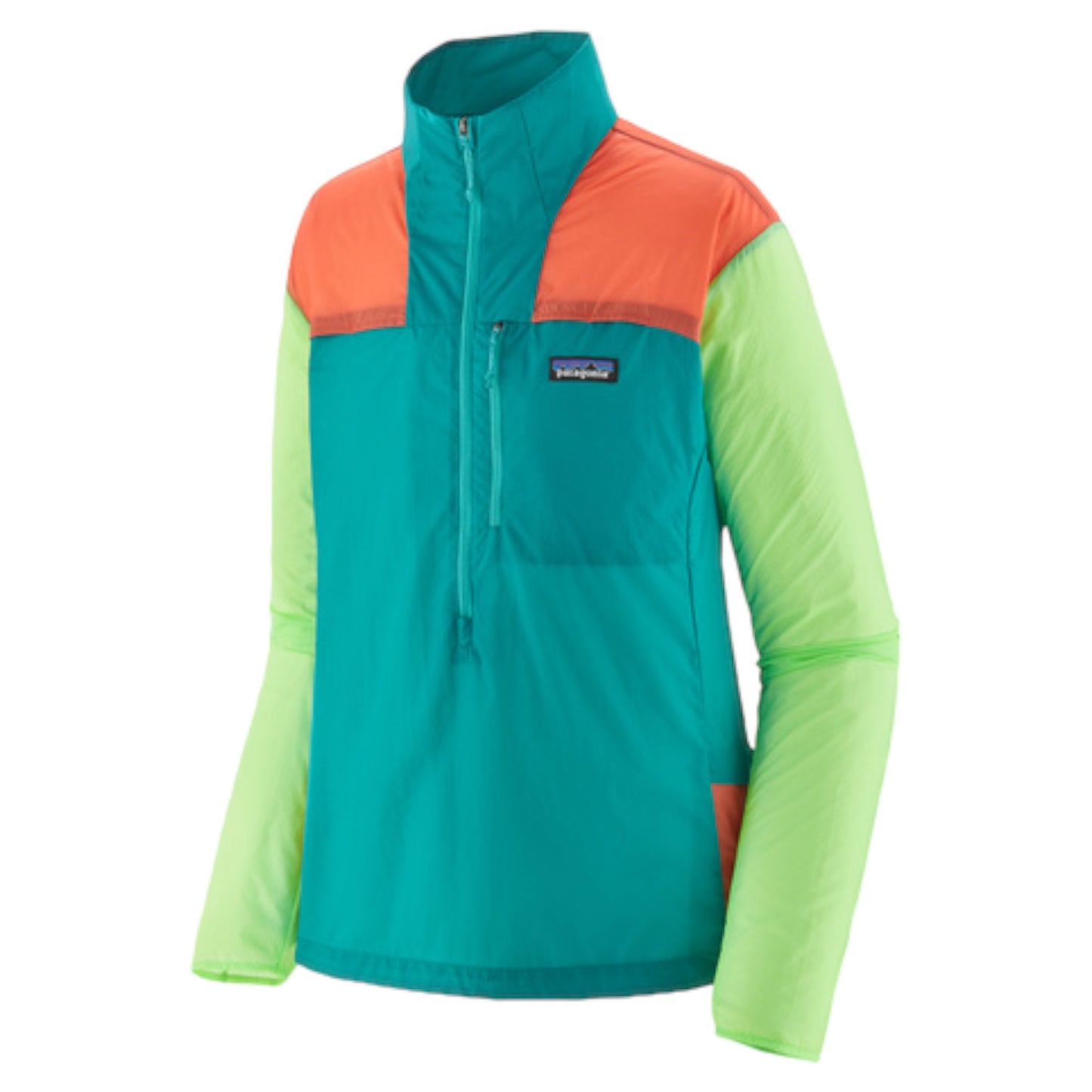 Patagonia - Women’s Houdini Stash 1/2-Zip Pullover - subtidal blue - veste running femmes