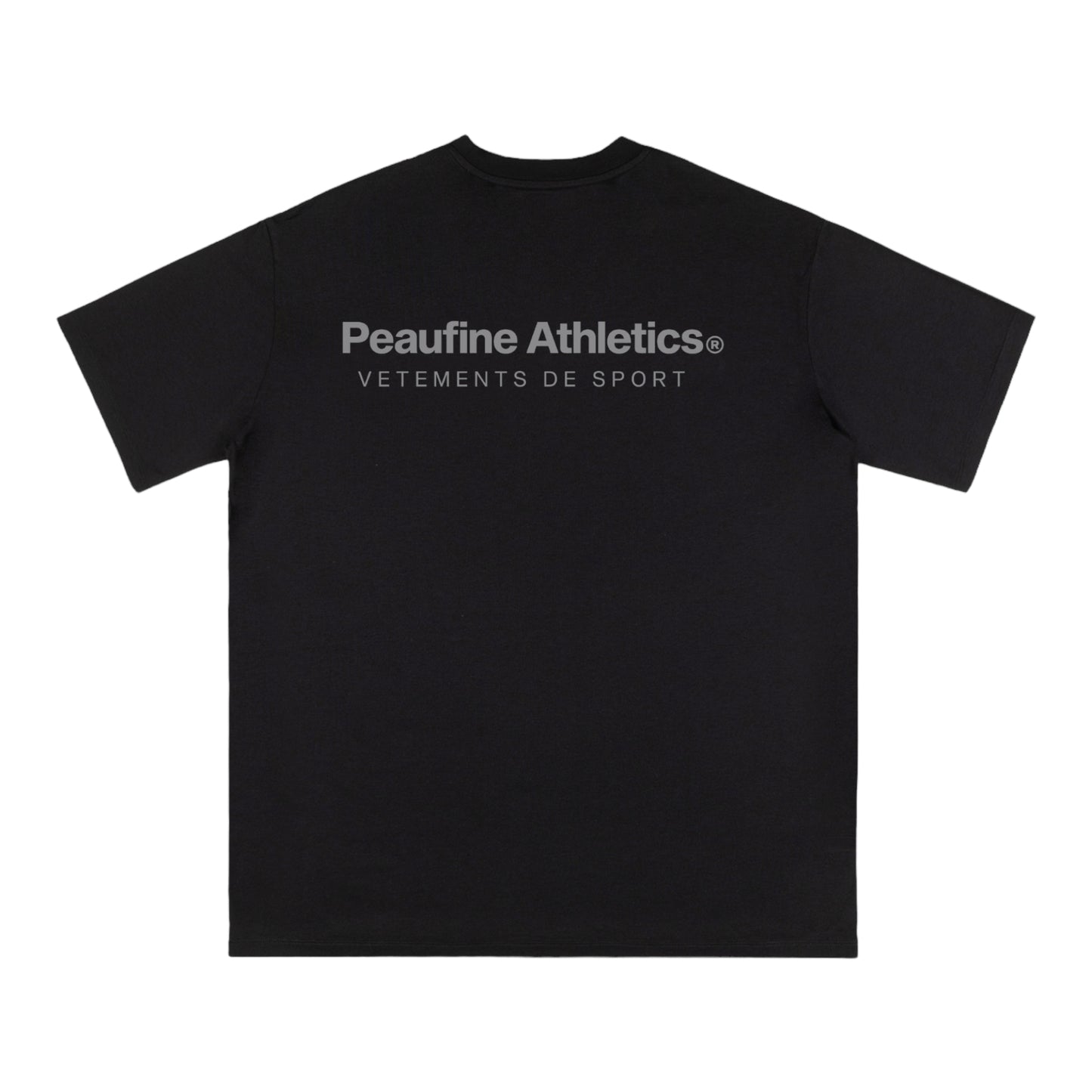 Peaufine Athletics - Wood T-shirt 3M Night Run - black - Teeshirt Running Hommes