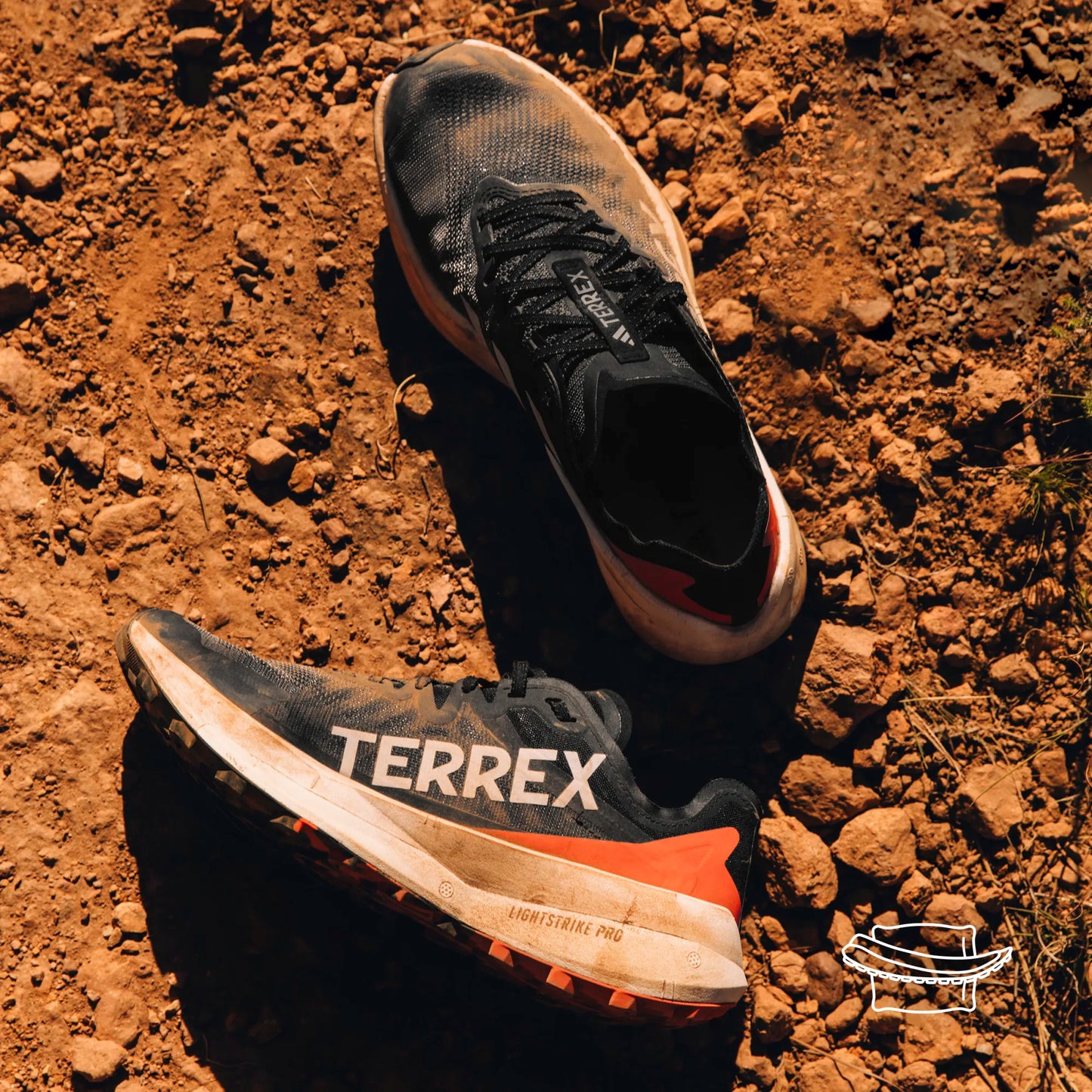 Adidas - Terrex Agravic Speed Mens - Core Black / Grey One / Impact Orange - Chaussures trail running hommes