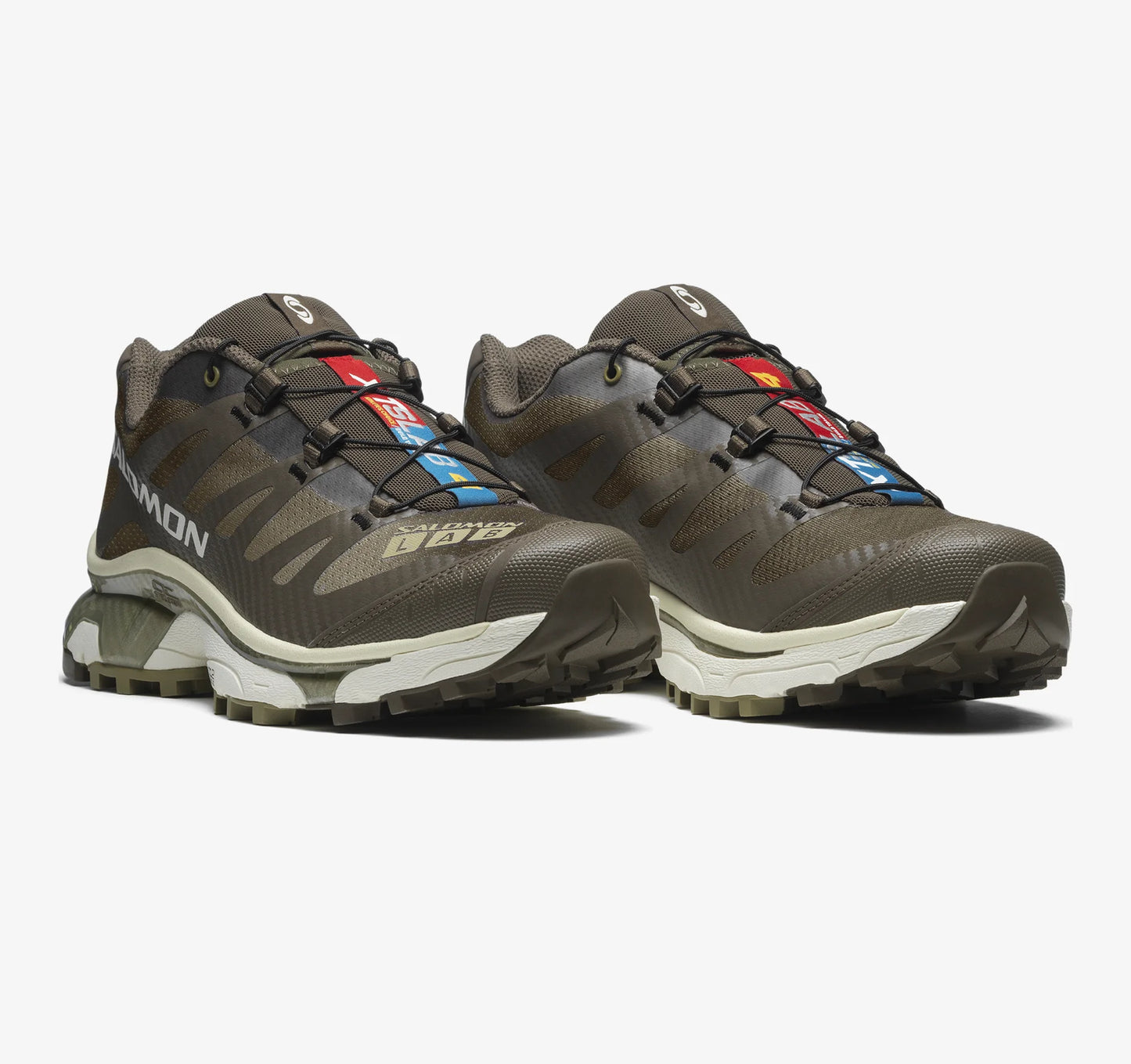 Salomon - XT-4 OG Aurora Borealis - Canteen / Transparent Yellow / Dried Herb - Chaussures unisexes