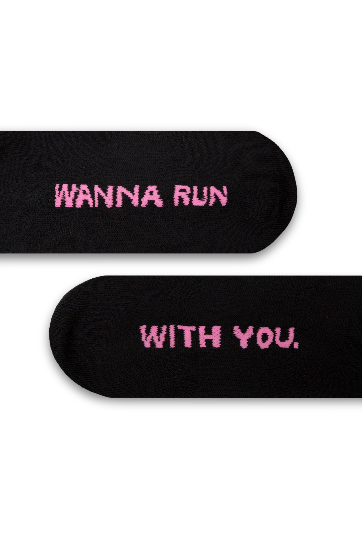 Peaufine Athletics - Vaporfeel® Socks Wanna Run With You - black - Chaussettes Running unisexe