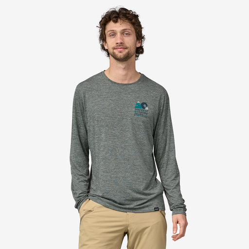 Patagonia - L/S Capilene® Cool Daily Graphic Shirt Waters - sleet green X-dye - trail running teeshirt