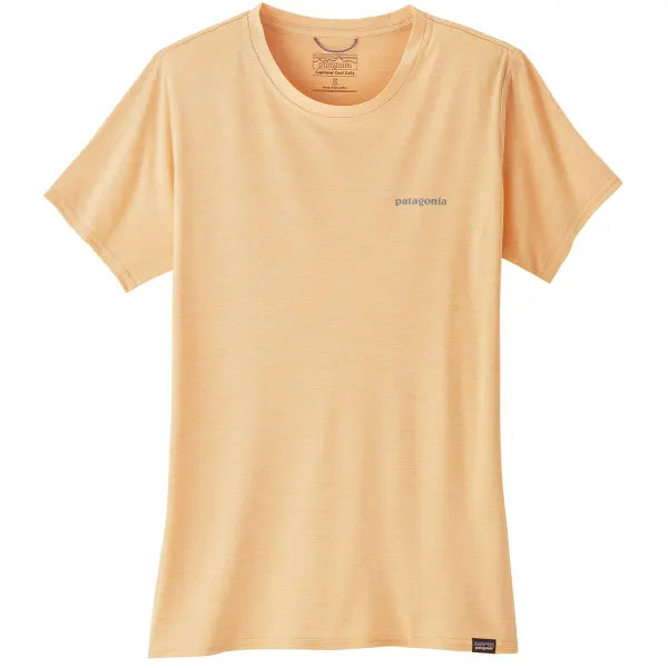 Patagonia - Women's Capilene® Cool Daily Graphic Shirt - Waters - Sandy melon x-dye - teeshirt running femmes