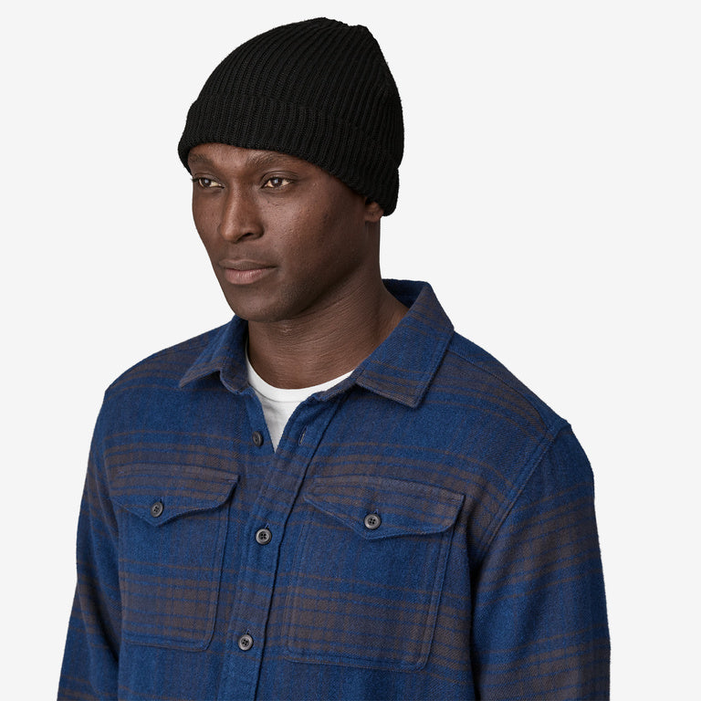 Patagonia - Fisherman’s Rolled Beanie - black - Bonnet unisexe