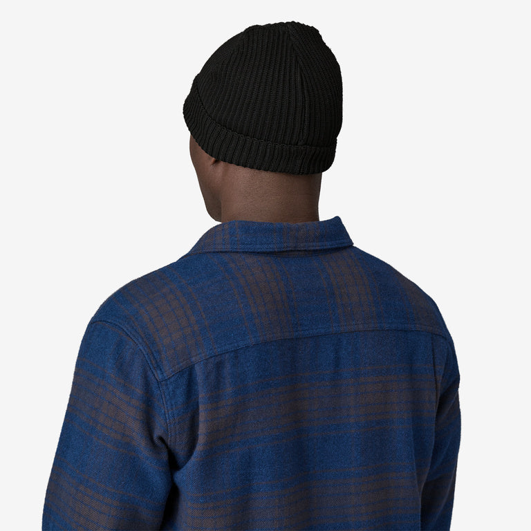 Patagonia - Fisherman’s Rolled Beanie - black - Bonnet unisexe