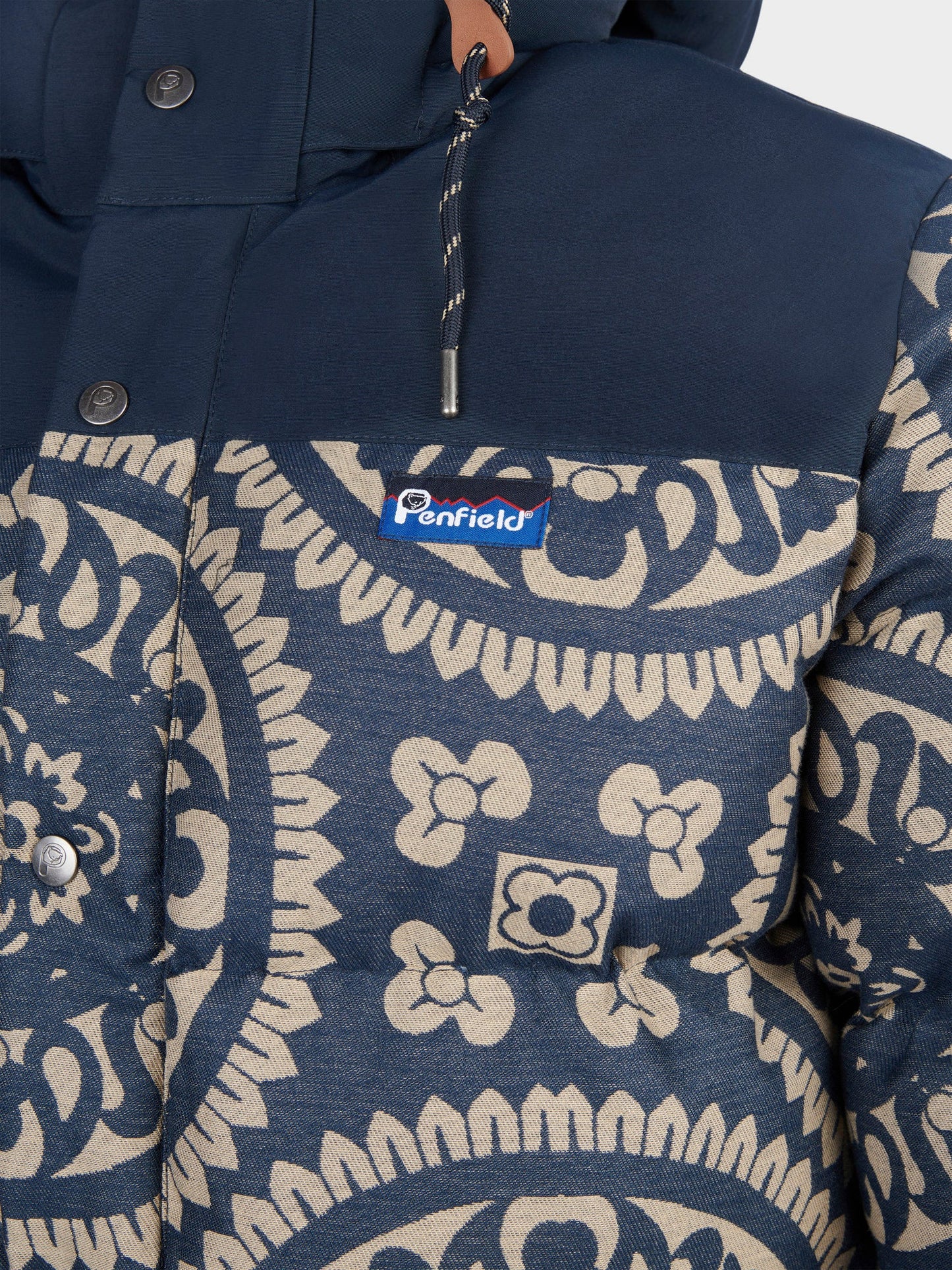 Penfield - Mens Jacquard Bowerbridge Jacket- navy blue - veste hommes