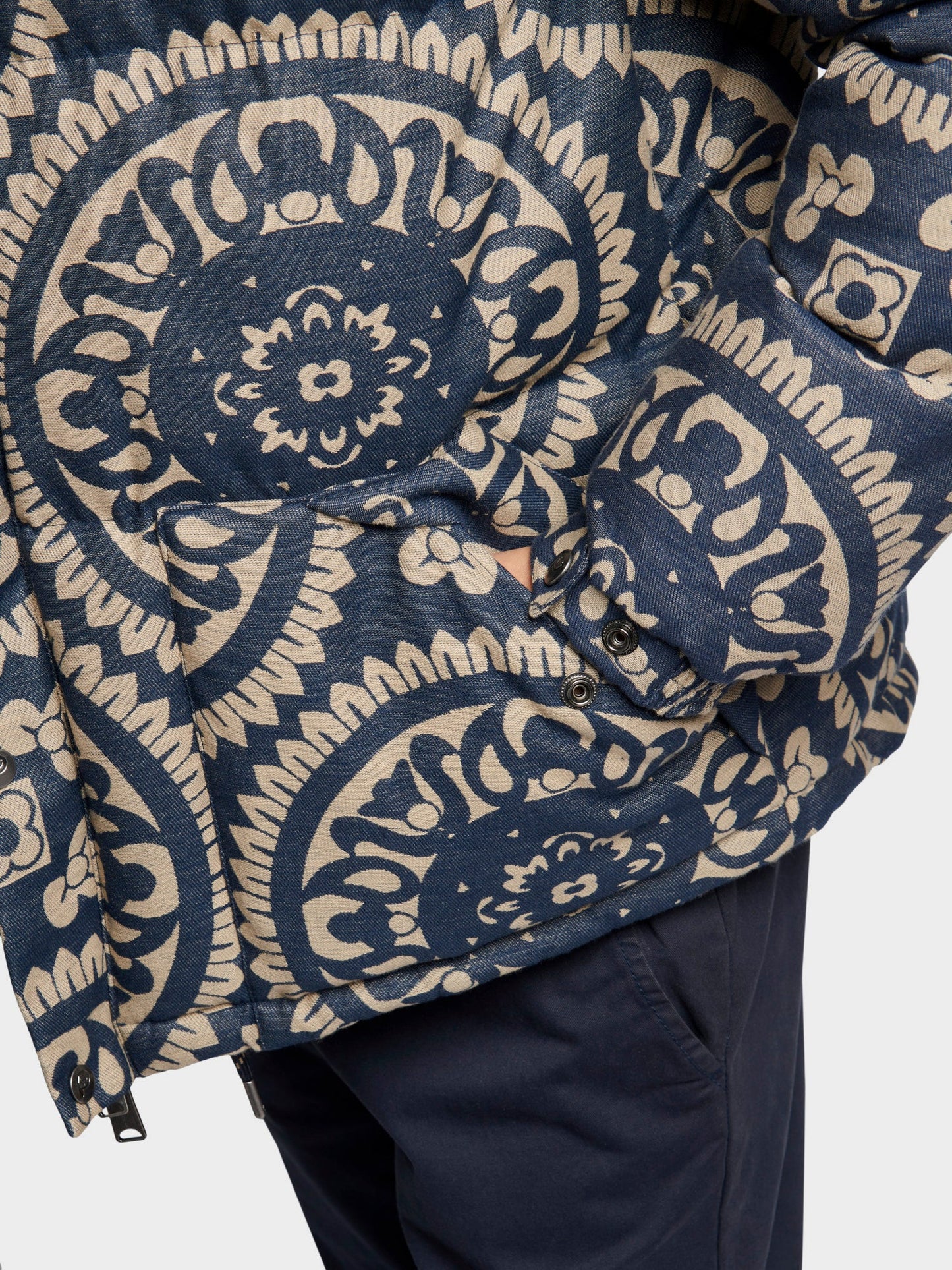 Penfield - Mens Jacquard Bowerbridge Jacket- navy blue - veste hommes