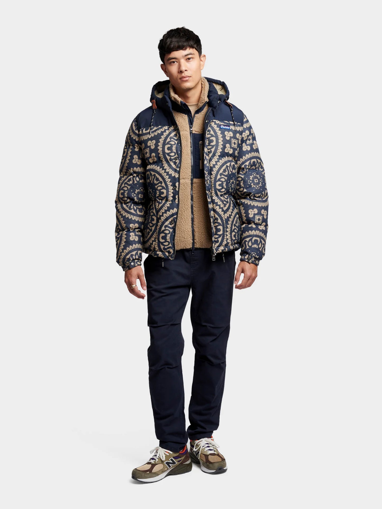 Penfield - Mens Jacquard Bowerbridge Jacket- navy blue - veste hommes