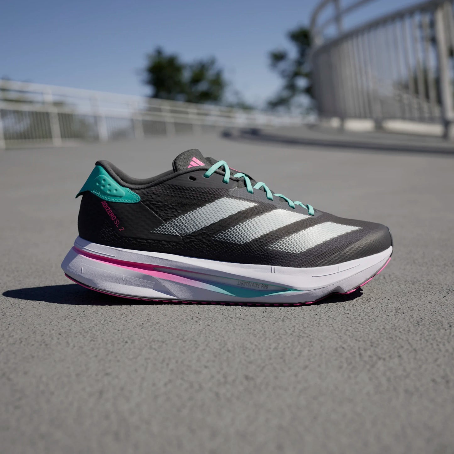 Adidas - Adizero SL2 Womens - Carbon / Crystal Jade / Flash Aqua - Chaussures de running femmes