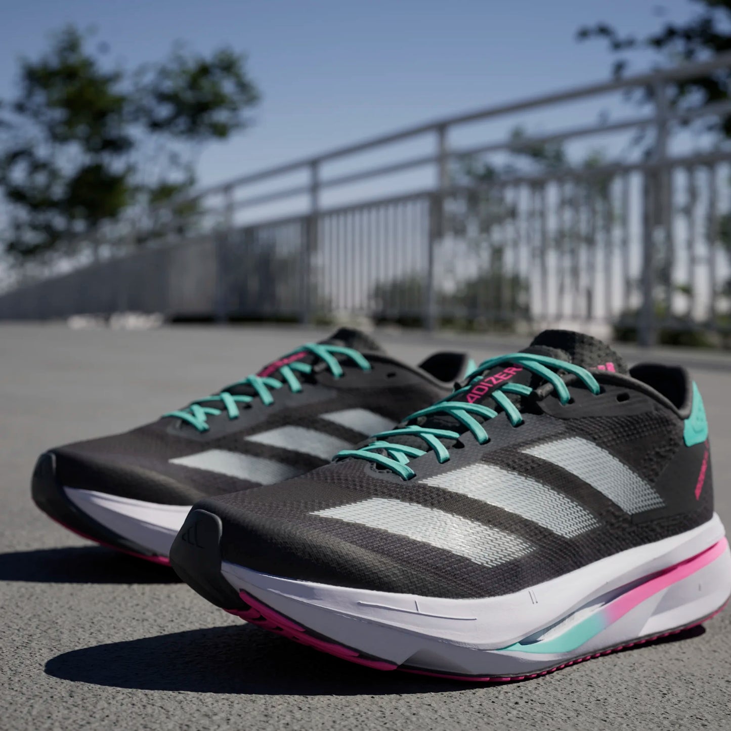 Adidas - Adizero SL2 Womens - Carbon / Crystal Jade / Flash Aqua - Chaussures de running femmes