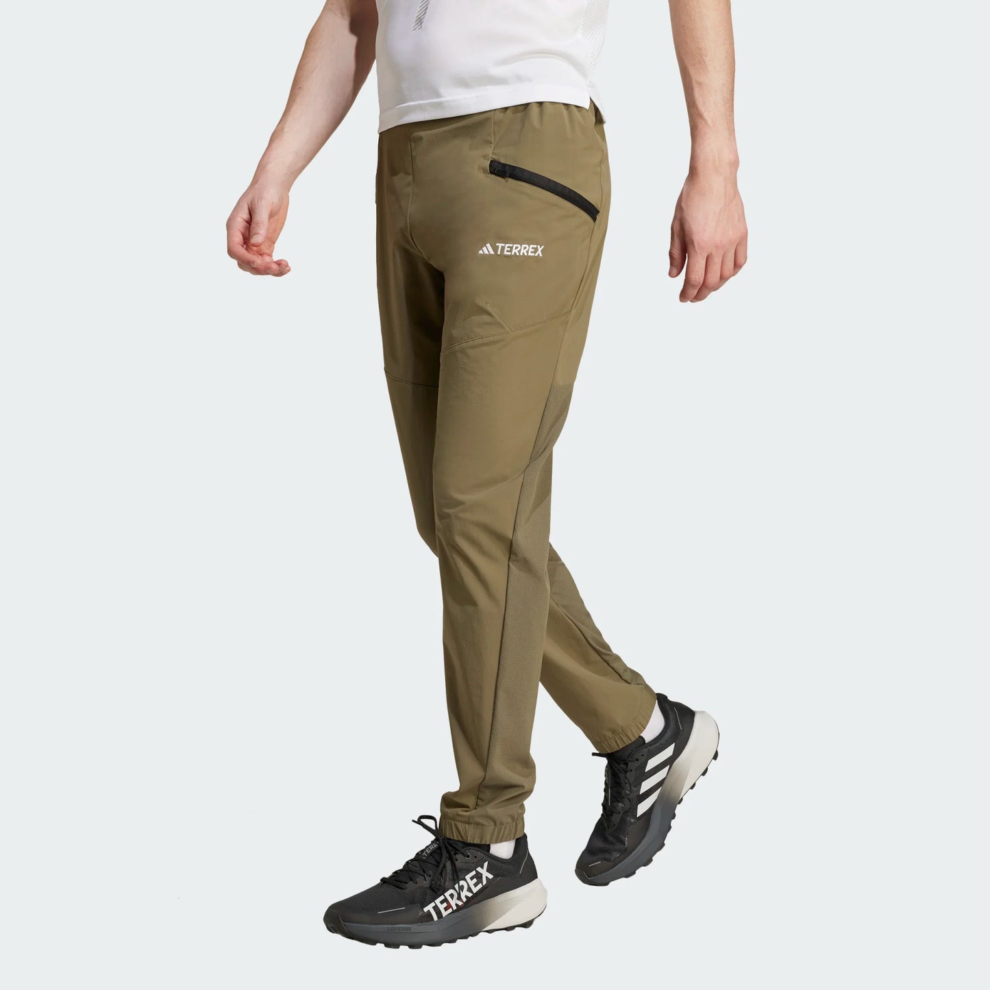 Adidas - Terrex Xperior Light Pant - olive strata - Pantalon running hommes