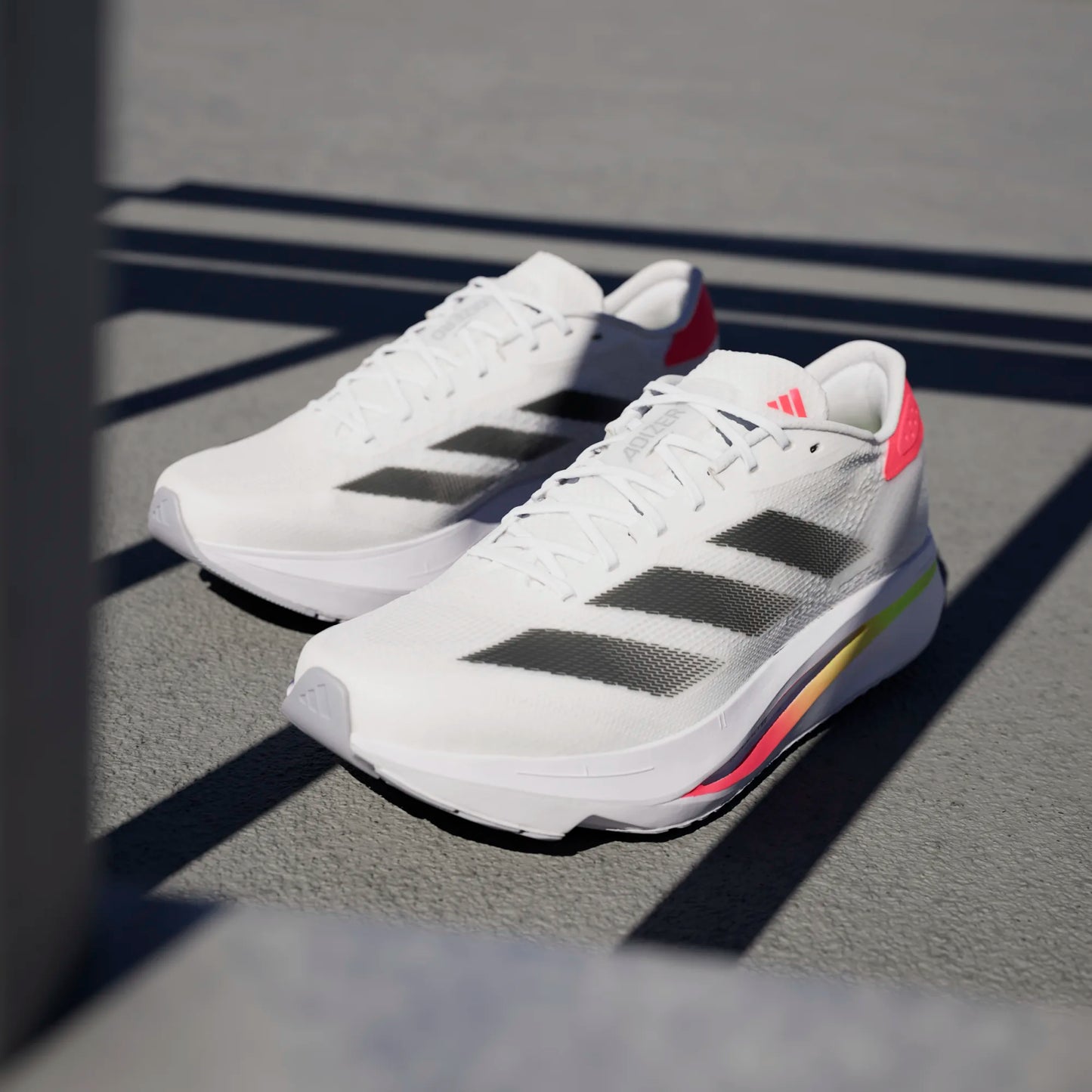 Adidas - Adizero SL2 - Cloud White / Core Black / lucid red - Chaussures de running hommes