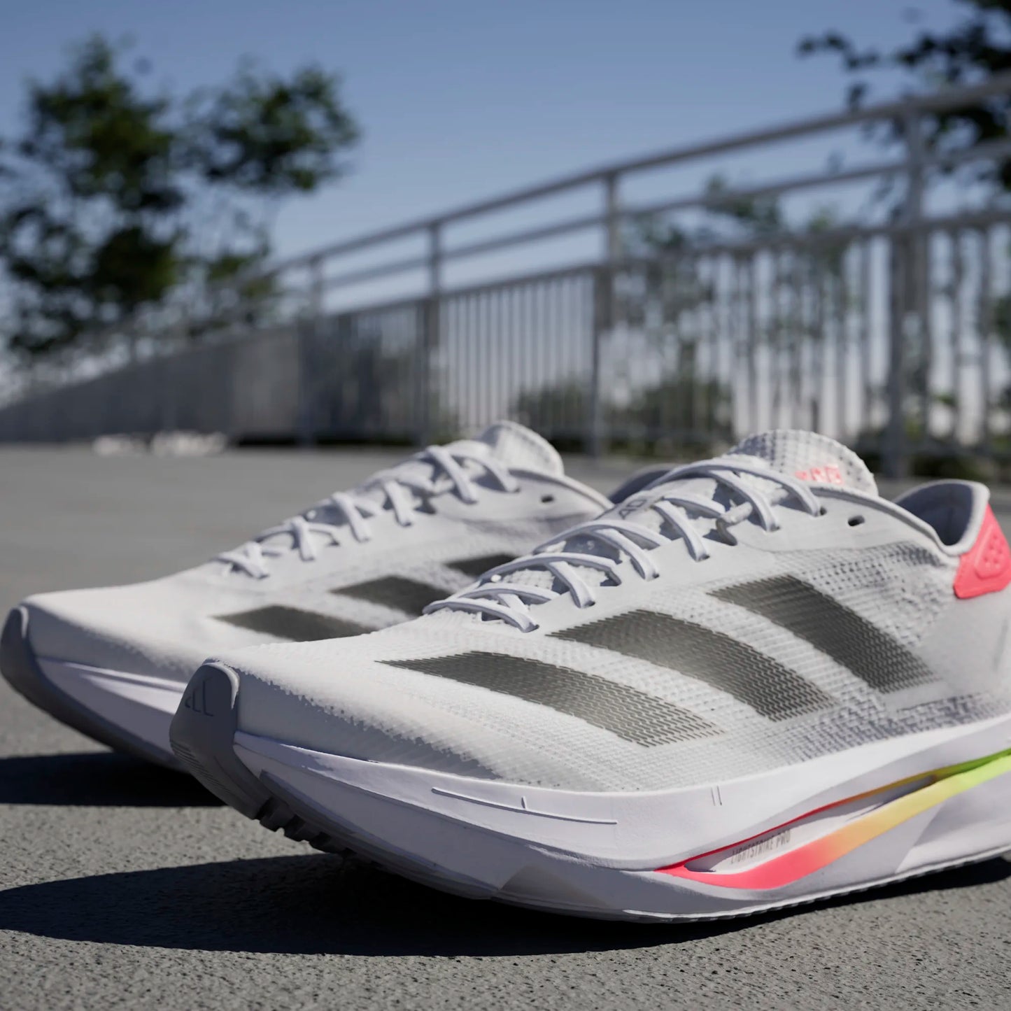 Adidas - Adizero SL2 - Cloud White / Core Black / lucid red - Chaussures de running hommes