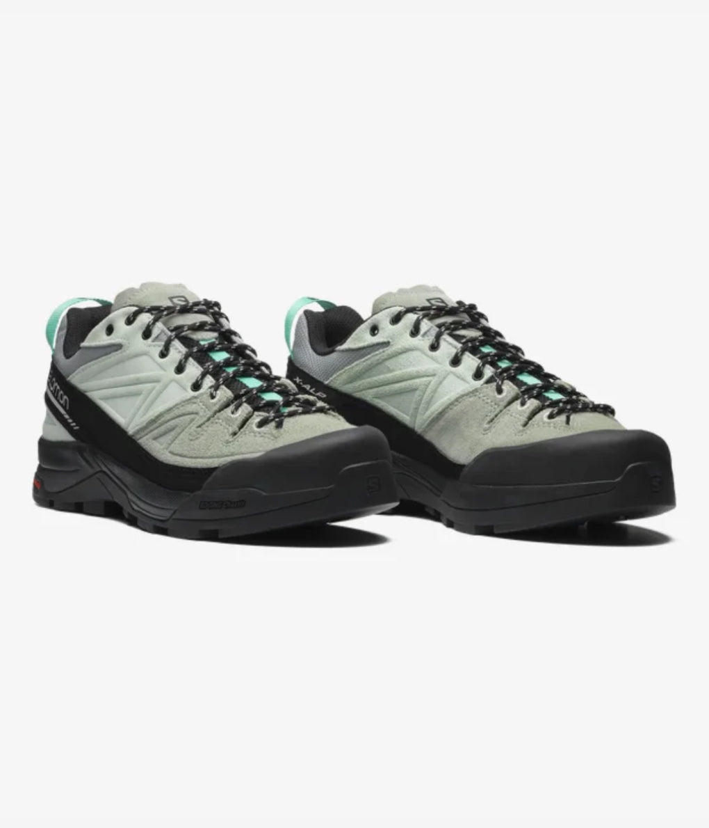 Salomon - X-Alp Leather - Black / Green Milieu / Bay - Chaussures unisexe