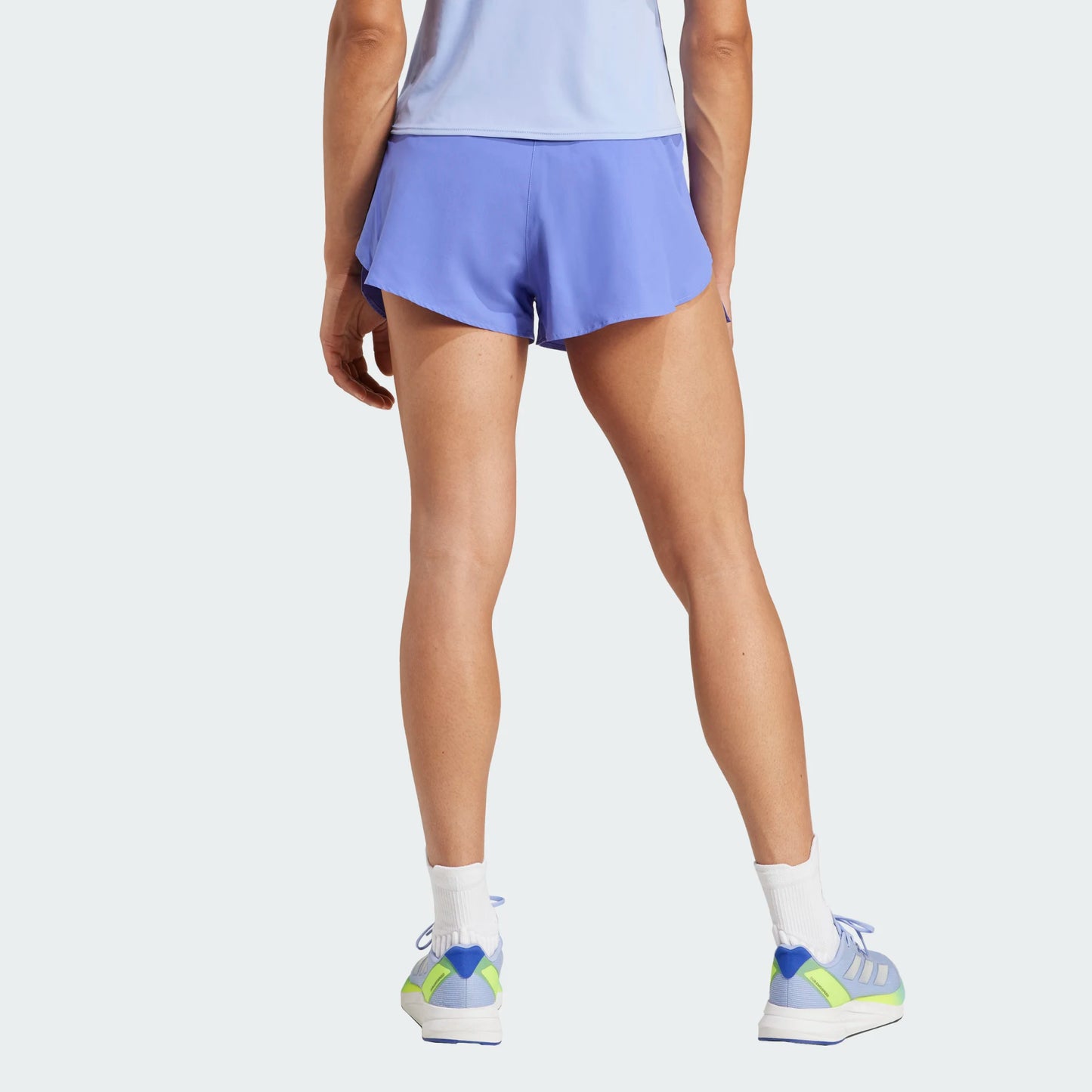 Adidas - Adizero Essentials Split Short - semi cobalt blue - Short running femmes