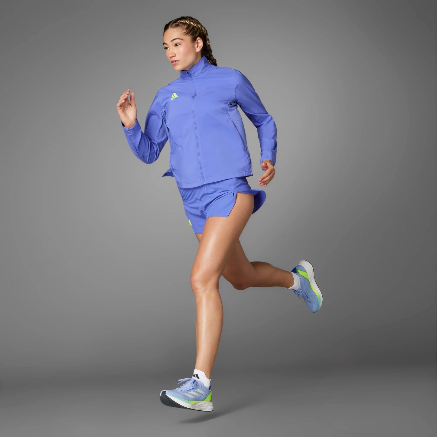 Adidas - Adizero Essentials Jacket - semi cobalt blue - Veste running femmes