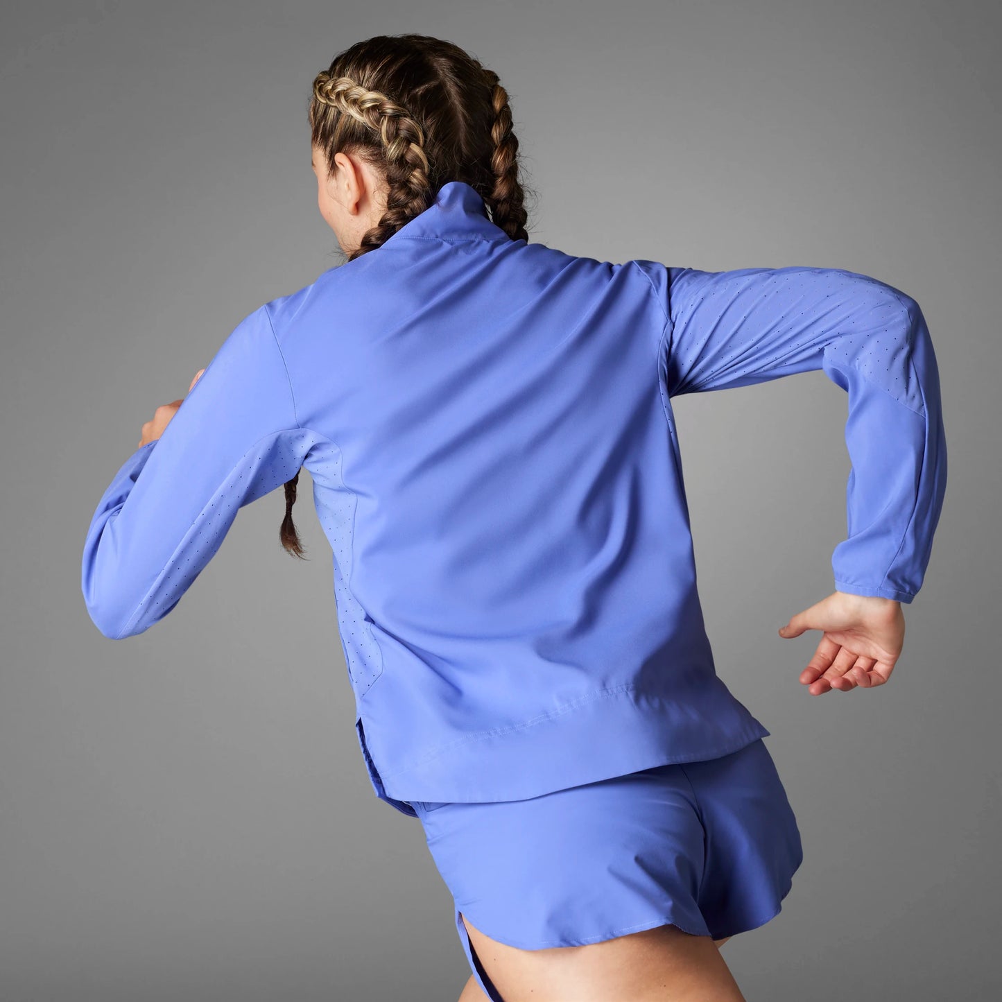 Adidas - Adizero Essentials Jacket - semi cobalt blue - Veste running femmes