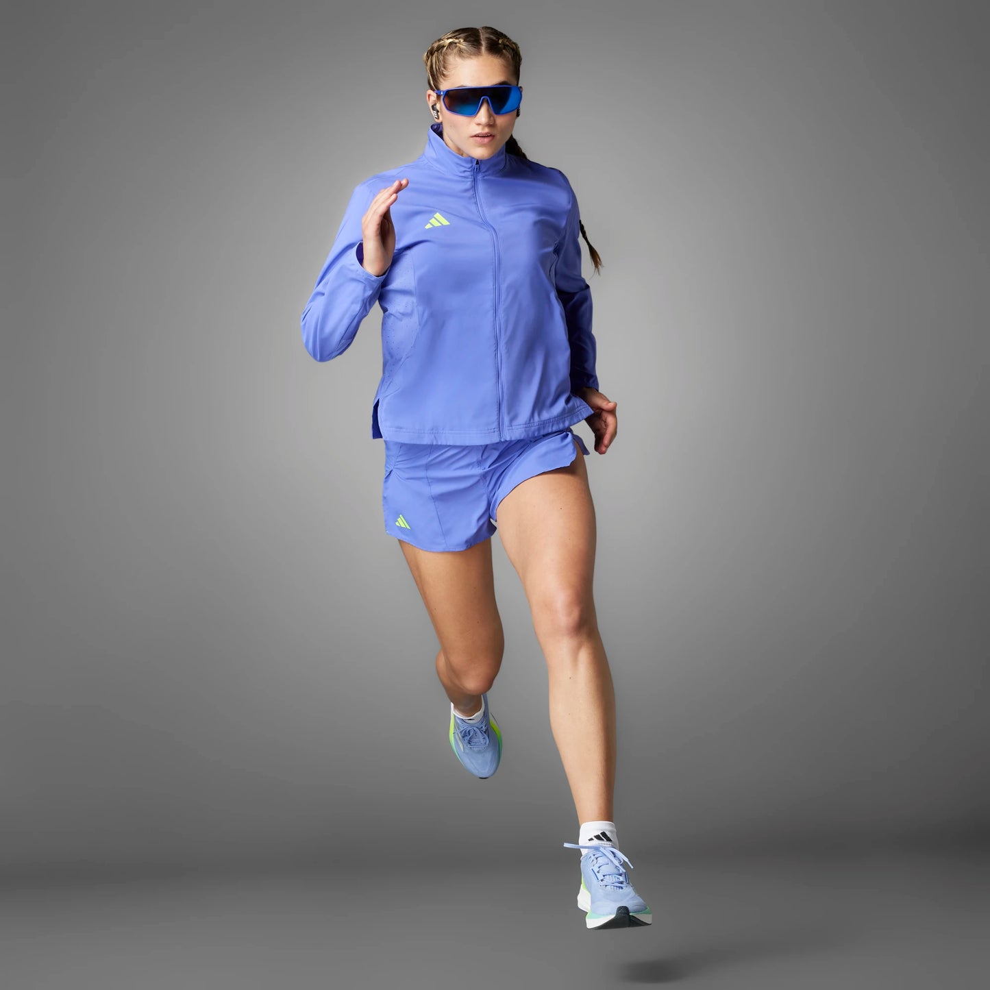 Adidas - Adizero Essentials Jacket - semi cobalt blue - Veste running femmes