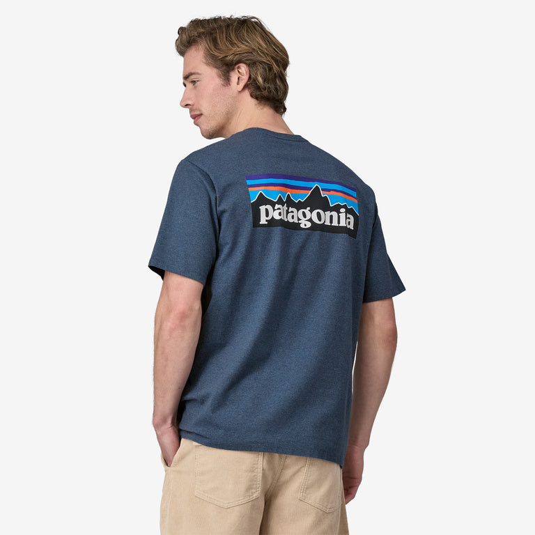 Patagonia - P-6 Logo Responsibili-Tee® - utility blue - Tee-shirt hommes