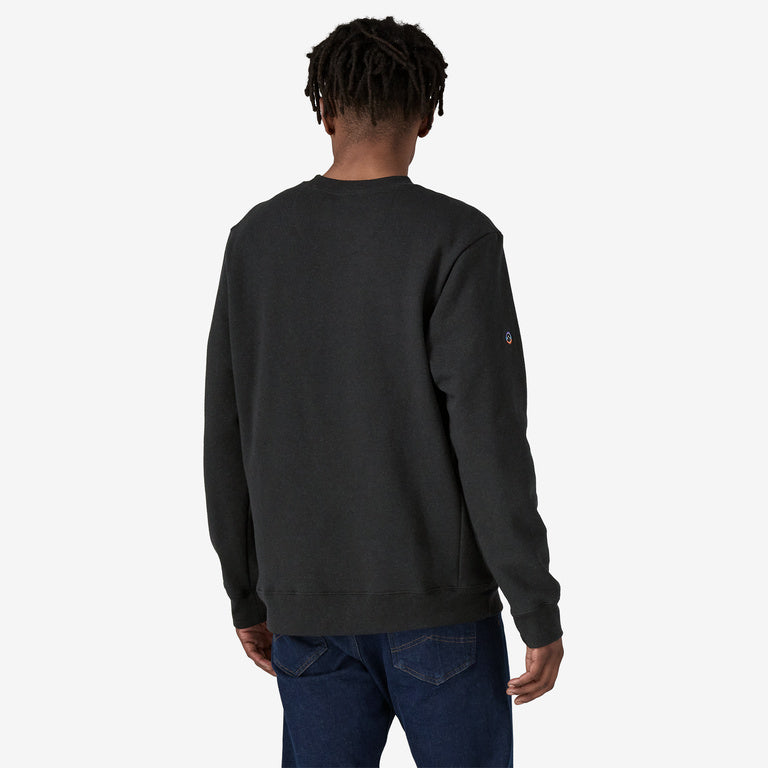 Patagonia - Fitz Roy Icon Uprisal Crew Sweatshirt - ink black - Sweatshirt hommes