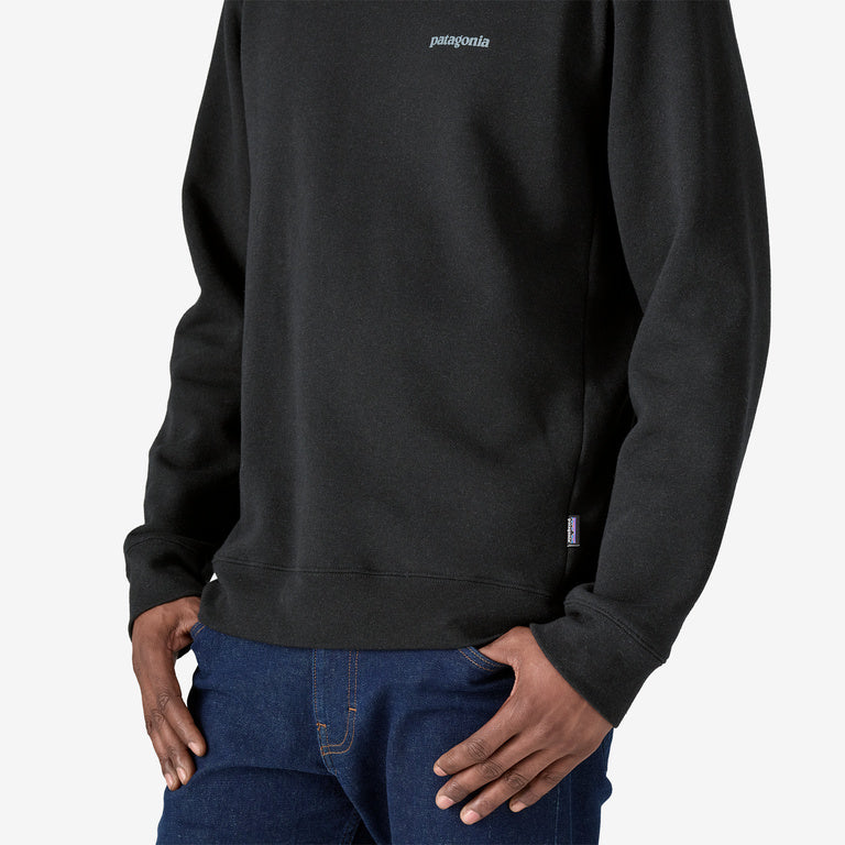 Patagonia - Fitz Roy Icon Uprisal Crew Sweatshirt - ink black - Sweatshirt hommes