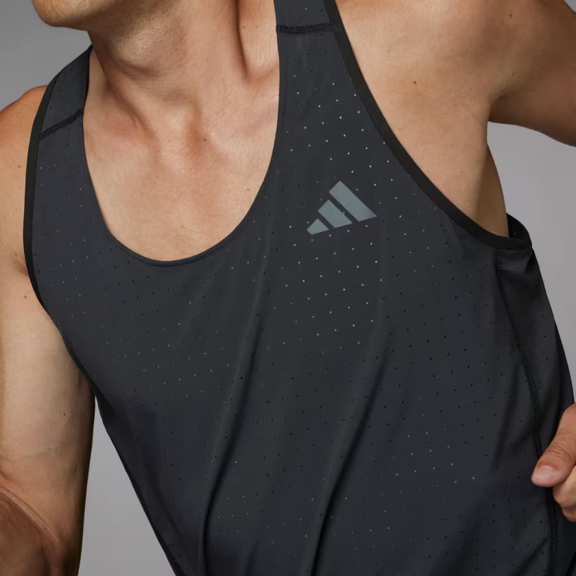 Adidas - Adizero Singlet - black - Débardeur running hommes