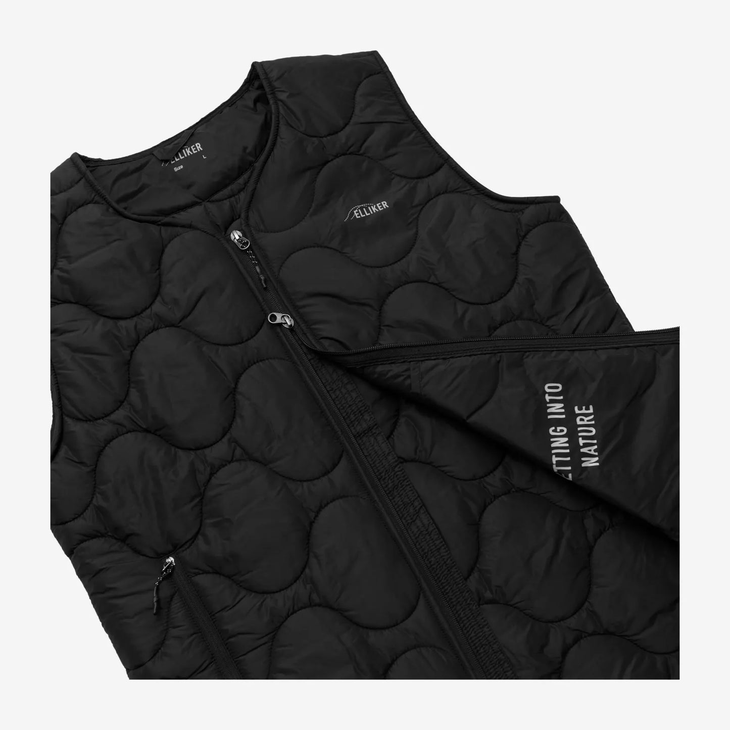 Elliker - Satron Insulated Onion Quilt Vest - black - veste hommes