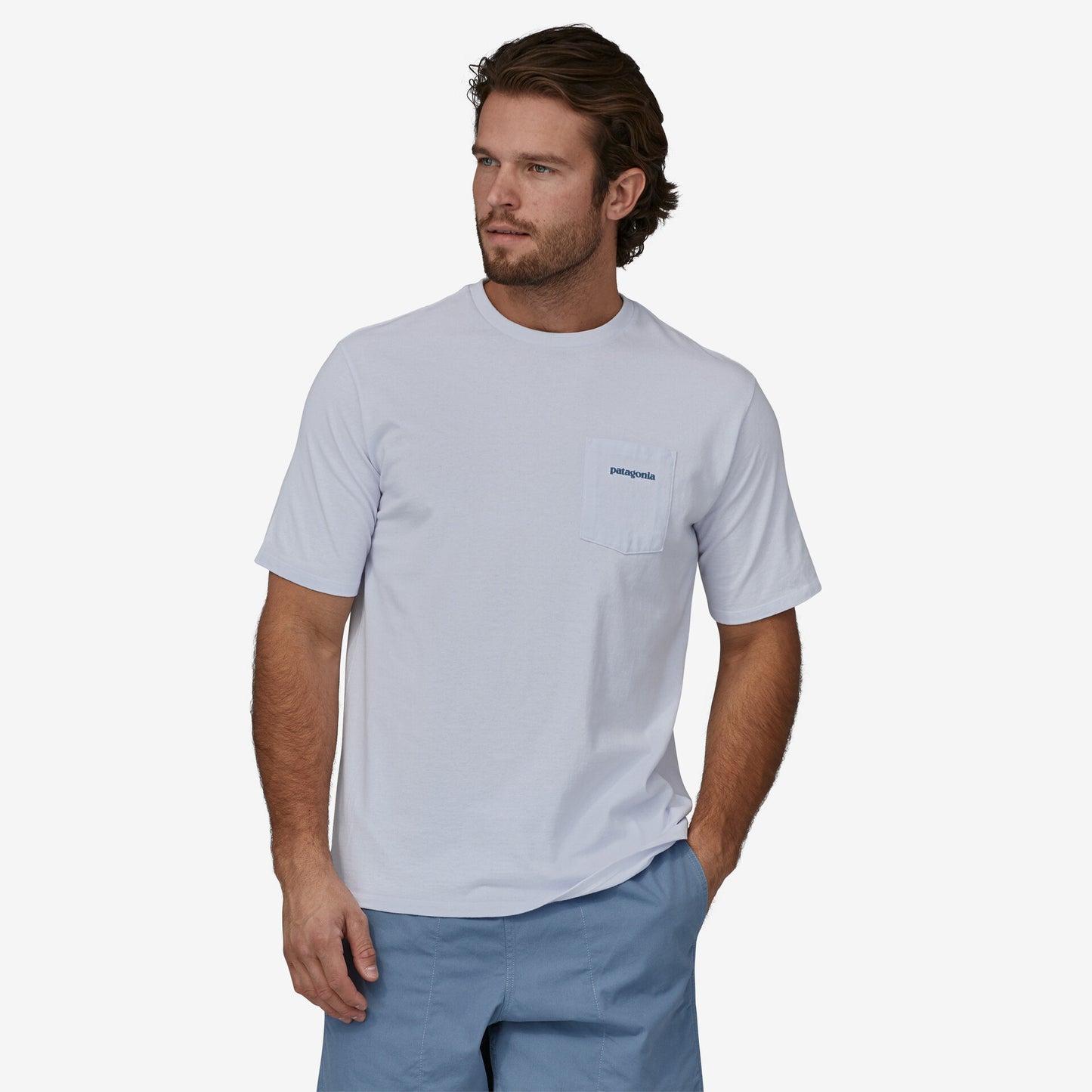 Patagonia - Boardshort Logo Pocket Responsibili-Tee® - white - Tee-shirt hommes