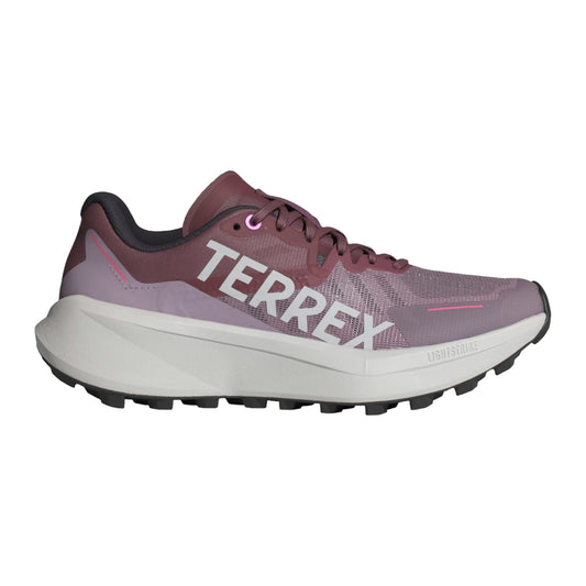 Adidas - Terrex Agravic 3 womens - Preloved Fig / Grey One / Pink Fusion - Chaussures trail running femmes