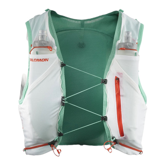 Salomon - ADV Skin 5 - white / electric green - gilet d’hydratation unisexe