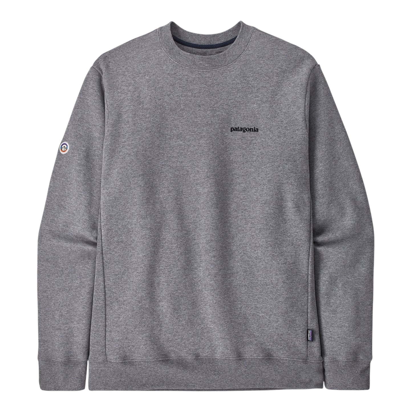 Patagonia - Fitz Roy Icon Uprisal Crew Sweatshirt - gravel heather - Sweatshirt hommes