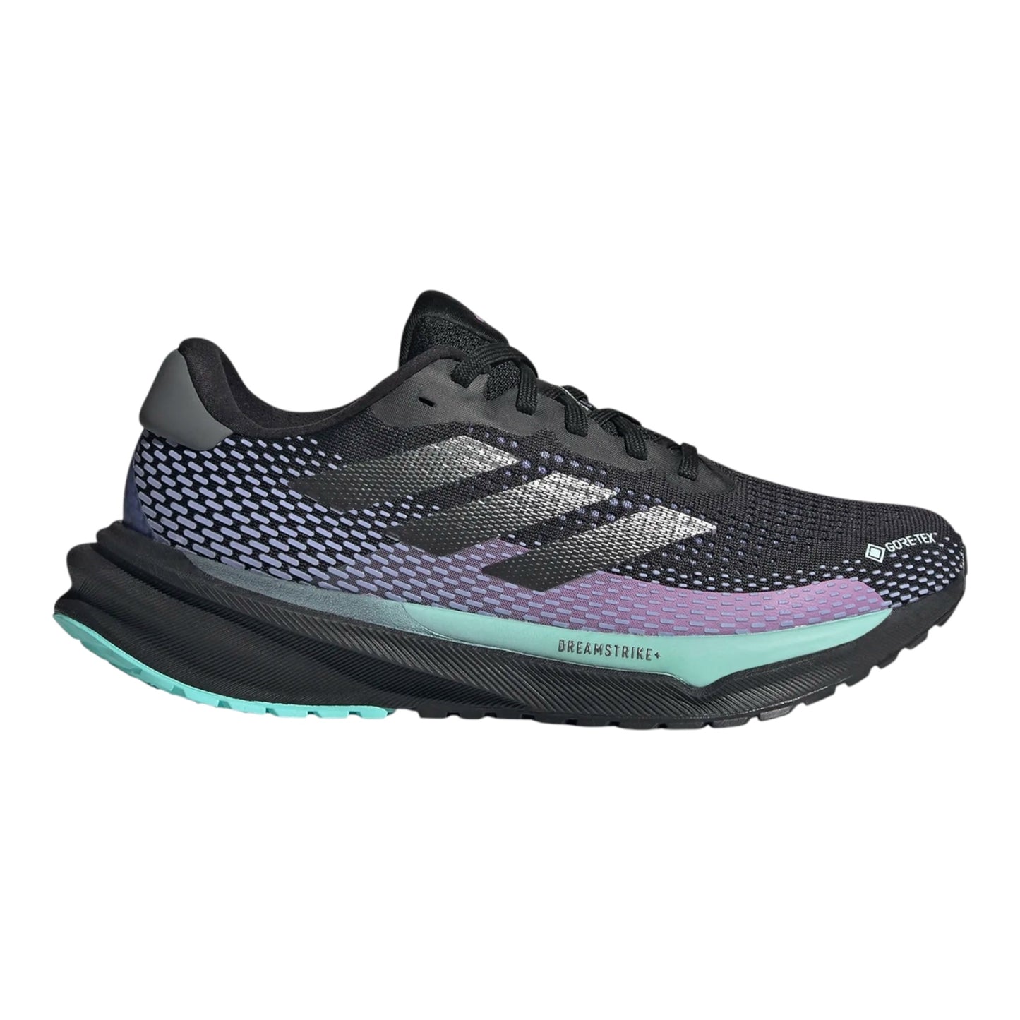 Adidas - W Supernova Gore-Tex - Core Black / Grey / Cobalt Blue  - Chaussures running femmes