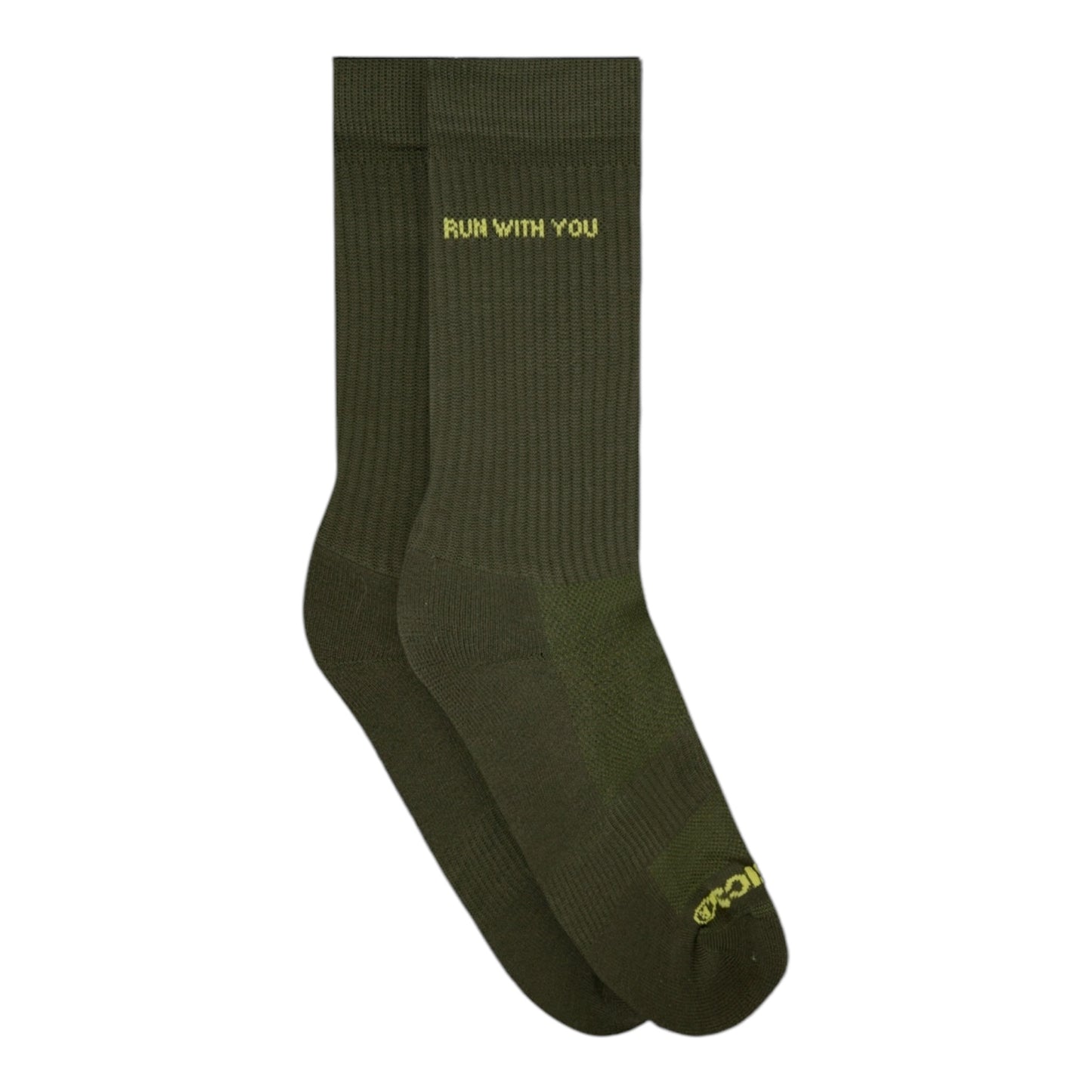 Peaufine Athletics - Vaporfeel® Socks Wanna Run With You - kaki - Chaussettes Running unisexe