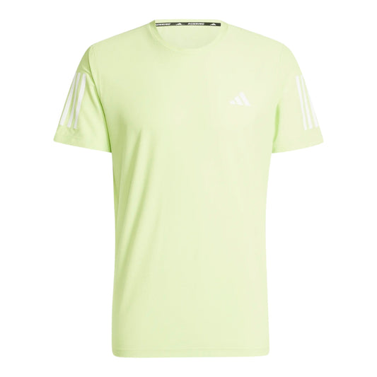 Adidas - Own The Run - Pulse Lime - Teeshirt running hommes