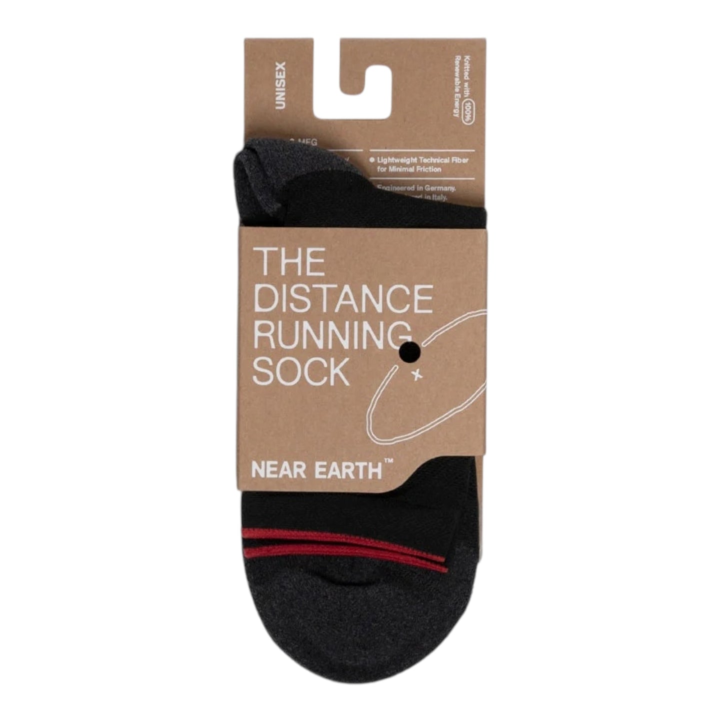 Near Earth - The Distance Running Socks - black - Chaussettes running unisexe