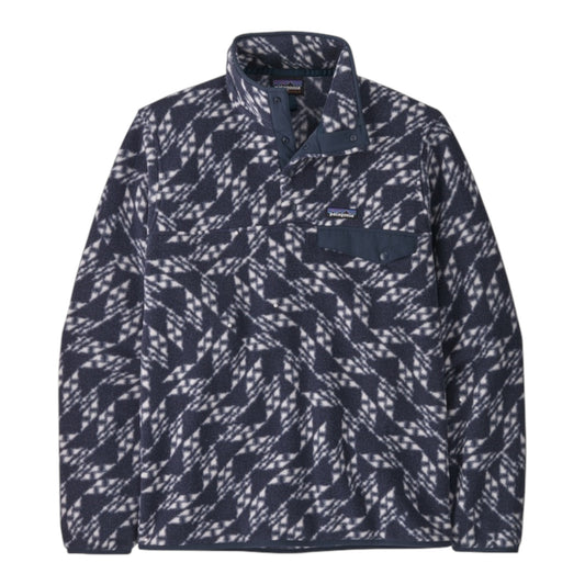 Patagonia - Men's Lightweight Synchilla® Snap-T® Fleece Pullover - Synched Flight / New Navy - Veste polaire hommes