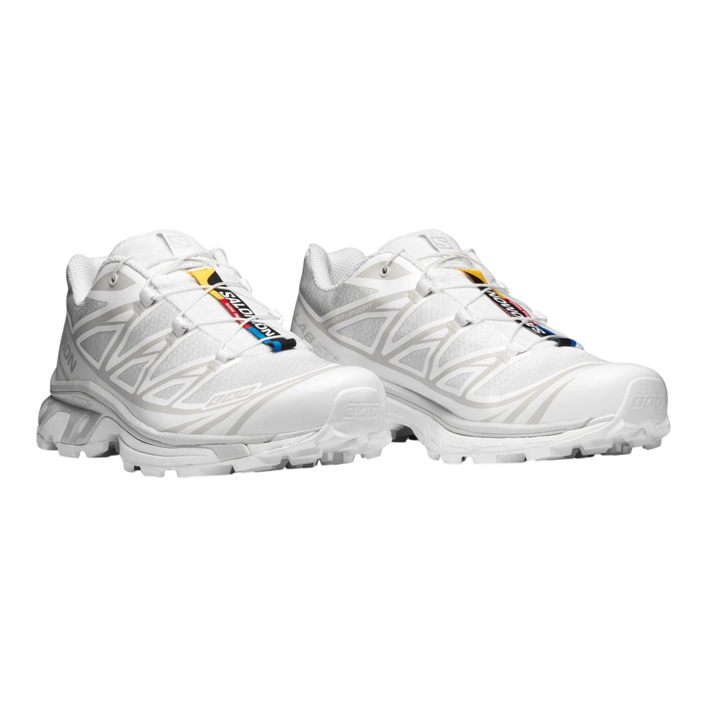 Salomon - XT-6 - White / White / Lunar Rock - Chaussures unisexe