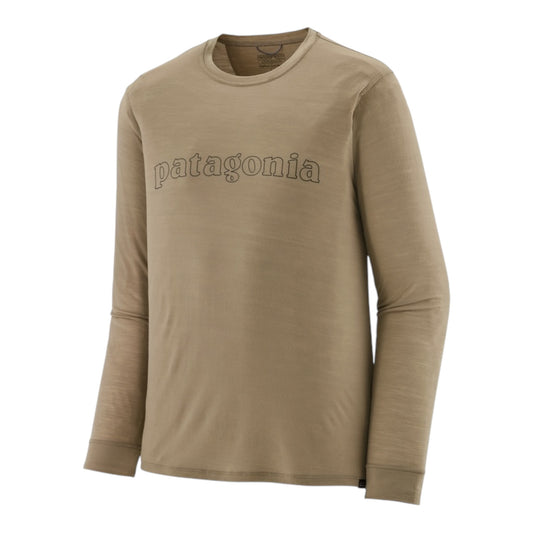 Patagonia - M’s L/S Capilene® Cool Merino Shirt - seabird grey - teeshirt running hommes