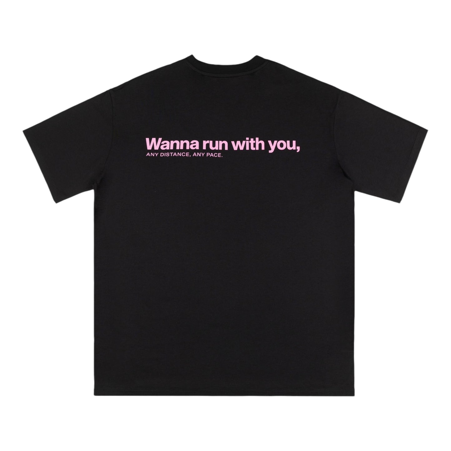 Peaufine Athletics - Wood T-shirt Wanna Run With You - black - Teeshirt Running Hommes