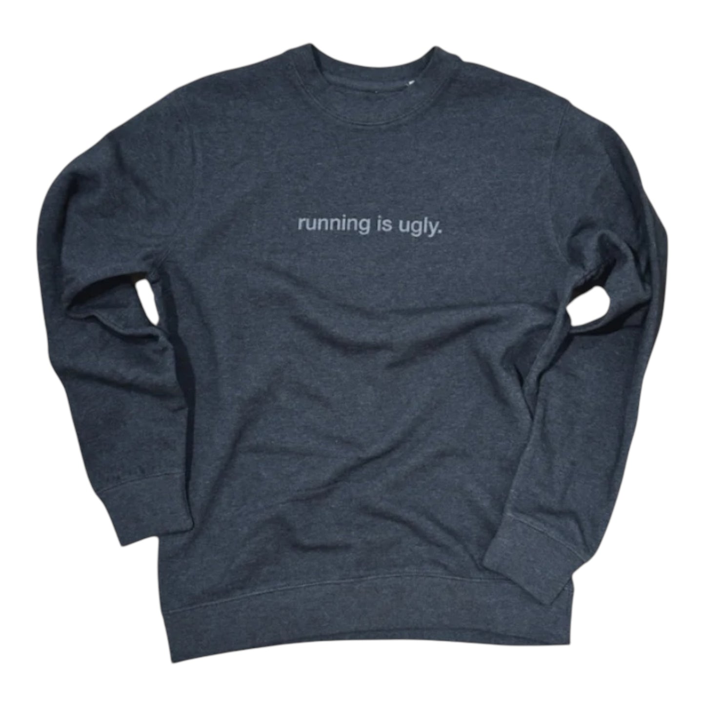 4T2 - Running is ugly Sweat - heather anthracite - Sweatshirt hommes