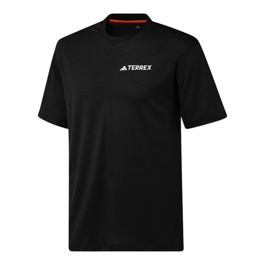 Adidas - Terrex Xperior Merino Tee - black - Teeshirt running hommes