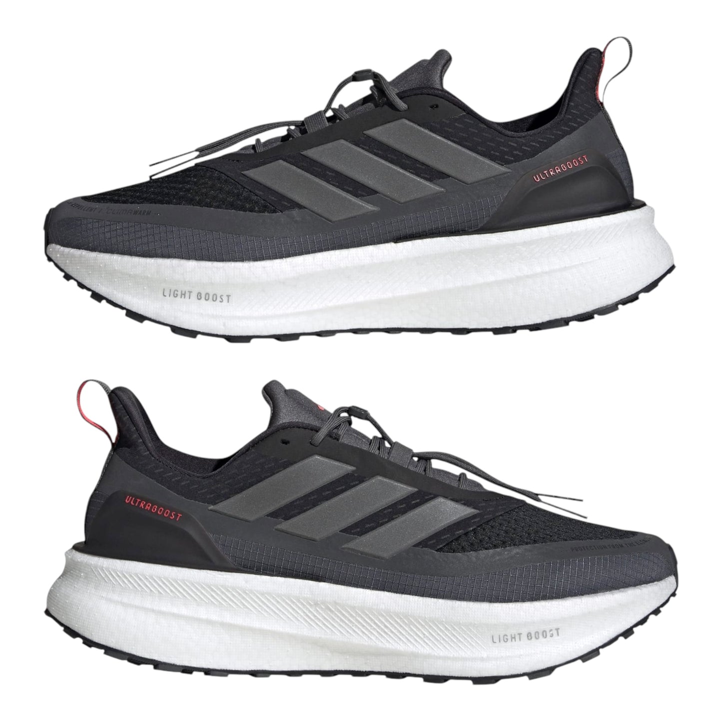 Adidas - Ultraboost 5 Climawarm - Core Black / Iron Metallic / lucid red - Chaussures running hommes