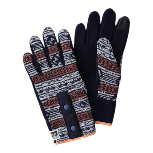 Elmer By Swany - EM361 Gara 5finger Gloves - navy / orange - gants unisexe