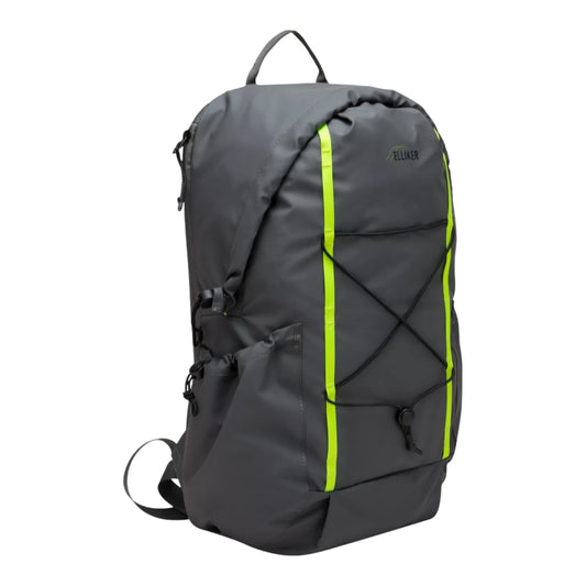 Elliker - Kiln Hooded Zip Top Backpack 22L - grey neon - Sac à dos